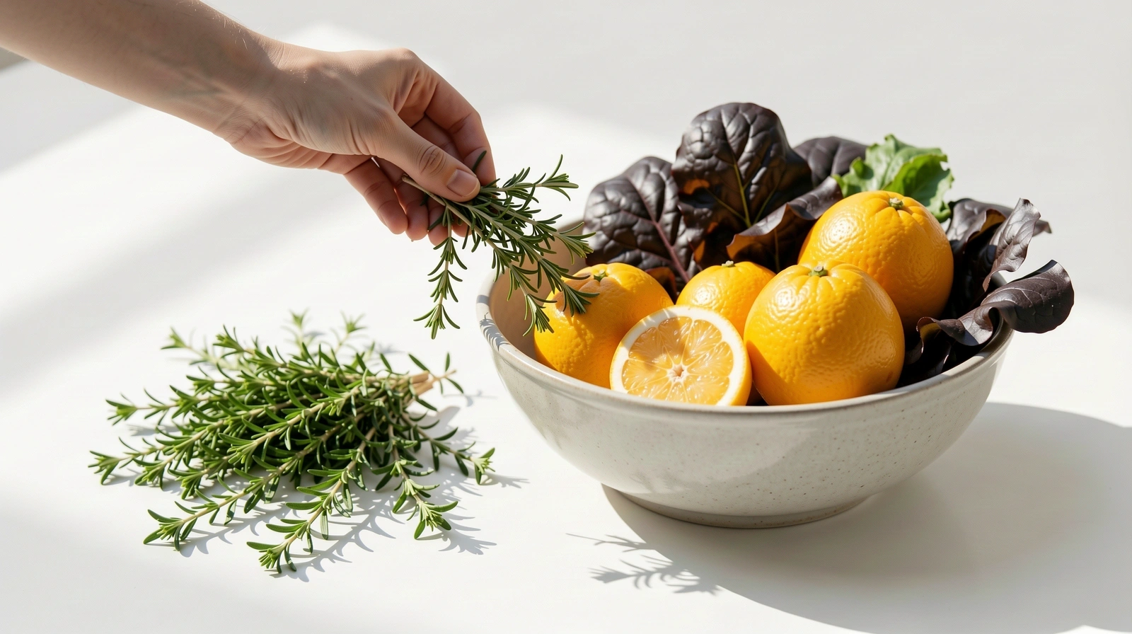 Ingrédients frais et sains pour un équilibre alimentaire