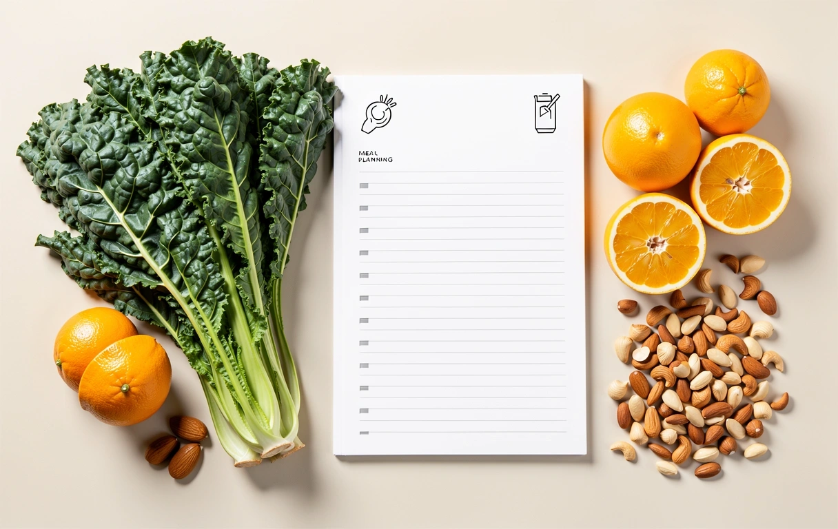 Ingrédients frais et sains pour une nutrition équilibrée